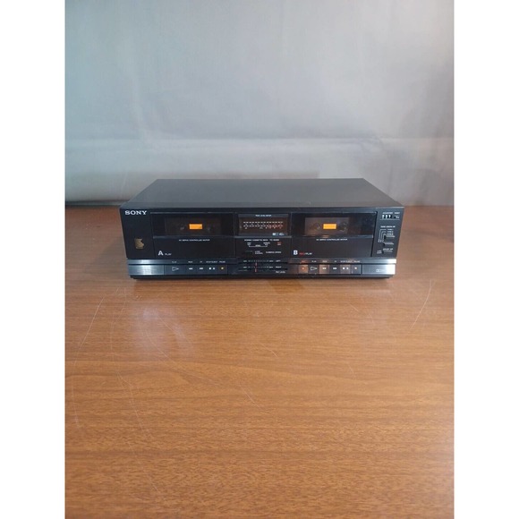 Sony Tape Cassette Player And Recorder TC-W255 Tested And Working